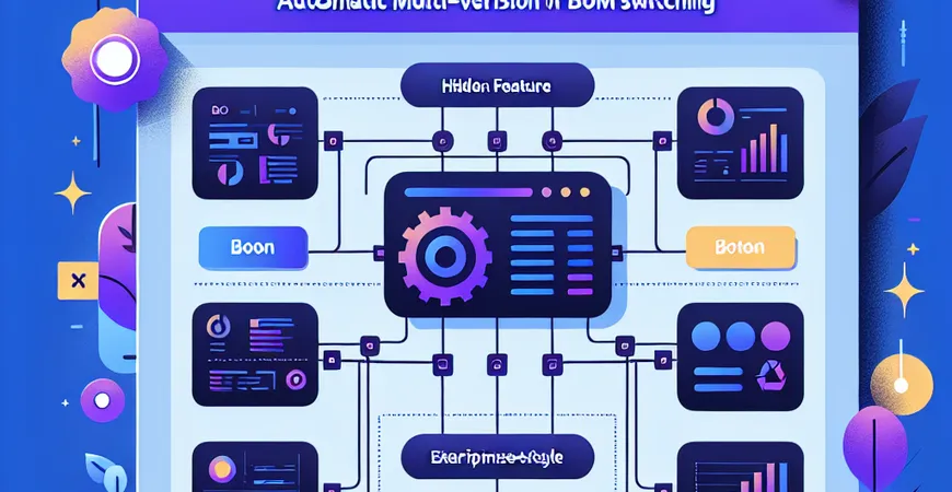 物料清单维护软件隐藏功能：多版本 BOM 自动切换